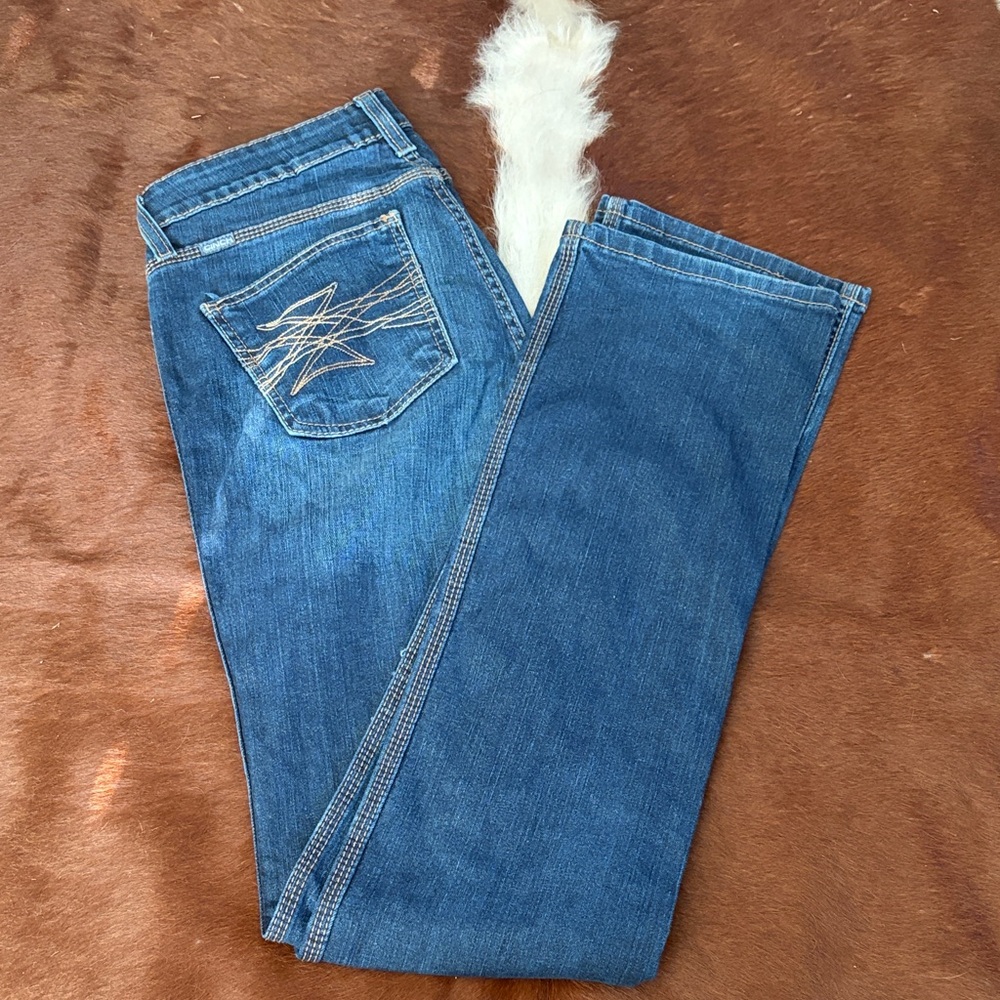 Cinch Women's Blue Boot Cut Jeans 29/7 XL